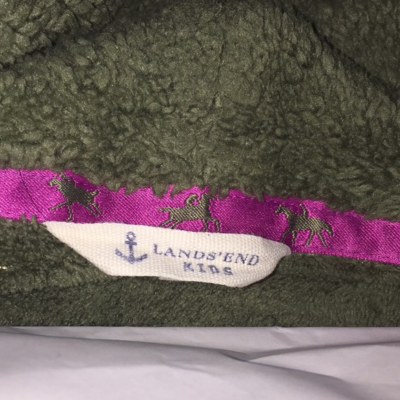 Land’s End Warm Fleece Pullovers Sizes 10-12 M - Picture 3 of 7